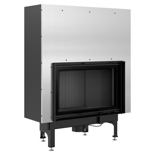 Krbová vložka Kratki NADIA 12kW s výsuvem, černé obložení Termotec